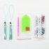 2Pcs 5D DIY Bookmark Diamond Painting Leather Tassel Book Marks Special Shaped Diamond Embroidery SQ03