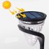 2Pcs 9Modes Dimming LED Solar Powered Lawn Light for Outdoor Garden Lighting Wall lamp   ground insertion  9 stops of color light 