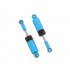 2Pcs Alloy Shock Absorber for  WPL 1 16 Henglong C 14 C 24 Pickup Crawler Half Truck RC Car Spare Parts Upgrade Modified Parts blue