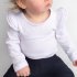 2Pcs Baby Newborn Girl Soft Cotton Flying Sleeve Jumpsuits Solid Color Rompers