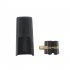 2Pcs Black Tube Leather Whistle Head Picker Pickup for Clarinet Accessaries Opp Carton  black