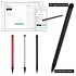 2Pcs Capacitive Pen Touch Screen Stylus Pencil for iPhone iPad Tablet Universal Black