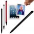 2Pcs Capacitive Pen Touch Screen Stylus Pencil for iPhone iPad Tablet Universal Black