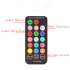 2Pcs Car LED Lights Car Car Remote Control Interior Decoration Flexible LED Atmosphere Light RF colorful with remote control