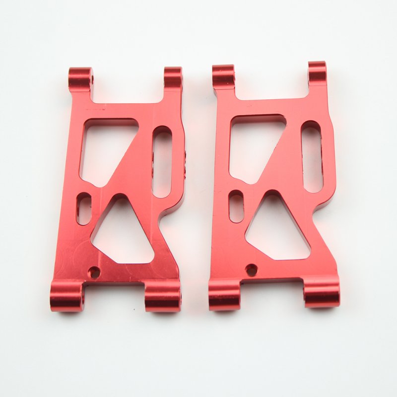 2Pcs Metal Front Swing Arm for WLtoys 144001-1250 1/14 4WD RC Car Upgrade Spare Parts red