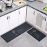 2Pcs Non Slip Water Oil Absorption Mats Carpet for Kitchen 40x60 40x120cm