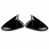 2Pcs Replacement Door Rearview Mirror Cover Caps Compatible For Golf Mk7 Mk7 5 GTD R 2014 2019 5G0857537 5G0857538