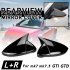 2Pcs Replacement Door Rearview Mirror Cover Caps Compatible For Golf Mk7 Mk7 5 GTD R 2014 2019 5G0857537 5G0857538