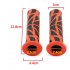 2Pcs Rubber Hand Grips Handlebar Cover for Motorcycle red