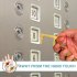 2Pcs Safety Door Opener Non Contact Door Hook Metal Handle for Elevator Silver 2pcs