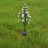 2Pcs Set 20LEDs Solar Branch Light Double Layer Outdoor Lawn Lamp Garden Yard Decor colors Solar lawn light