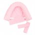 2Pcs Set Baby Safety Seat Headrest   Safety Belt Cover Set for Infants Light pink