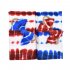 2Pcs Set Tie Dye Printing Swaddle Towel   Bowknot Hair Band for Infant Baby Wine red Tie Dye 80 100cm