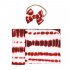 2Pcs Set Tie Dye Printing Swaddle Towel   Bowknot Hair Band for Infant Baby Wine red Tie Dye 80 100cm