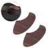2Pcs Ukulele Pickguard Crescent Rosewood Shield Wooden Guards Musical Instrument Accessories Wood color Crescent type