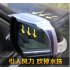 2Pcs Universal Air drying Rear view Mirror Rain Eyebrow Cover Safe Driving Rain Cover Transparent