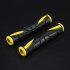 2Pcs Universal Soft Non Slip Brake Lever Grip Protector Handlebar Cover for Motorcycle gray