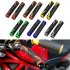 2Pcs Universal Soft Non Slip Brake Lever Grip Protector Handlebar Cover for Motorcycle gray