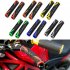 2Pcs Universal Soft Non Slip Brake Lever Grip Protector Handlebar Cover for Motorcycle red