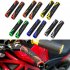 2Pcs Universal Soft Non Slip Brake Lever Grip Protector Handlebar Cover for Motorcycle gray