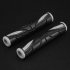 2Pcs Universal Soft Non Slip Brake Lever Grip Protector Handlebar Cover for Motorcycle gray