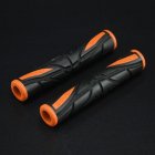 2Pcs Universal Soft Non-Slip Brake Lever Grip Protector Handlebar Cover for Motorcycle Orange