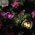 2Pcs Waterproof Solar Fiber Optic Butterflies Shape Lights Outdoor Garden Lawn  Decor green