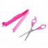 2Pcs lot DIY Hair Cutting Tools Hair Cutting Scissor with Ruler Bangs Pruning Set Hairdressing Barber Tools 2pcs