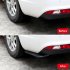 2Pcs pair Universal Carbon Fiber Rear Bumper Lip Diffuser Splitter Scratch Protector Black