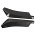 2Pcs pair Universal Carbon Fiber Rear Bumper Lip Diffuser Splitter Scratch Protector Black
