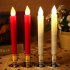 2Pcs set LED Simulation Candle Christmas Electronic Light Candlestick Wedding Party Decoration  red candle light