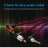 2RCA to 3 5mm Male aux Cable 3 5 Jack RCA Audio Cables Headphone aux Jack Splitter For Iphone 2 meters