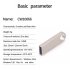 2TB usb flash drives usb stick Waterproof Metal key USB flash drive Gold 2TB