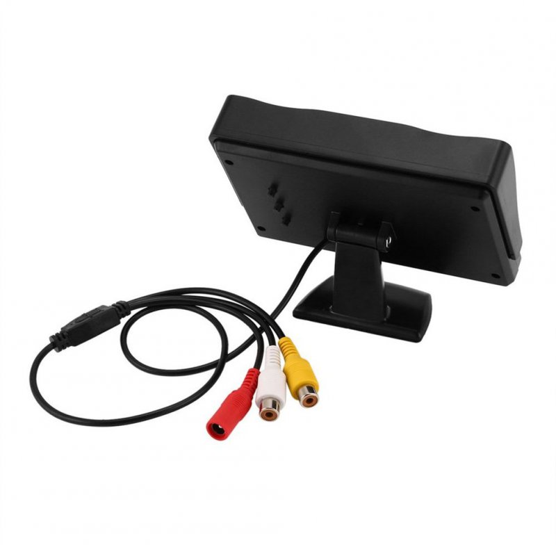 4.3 Inch TFT LCD Monitor Car Rearview Full Color Display 2-channels Video Inputs Visual Reversing for Car VCD/D