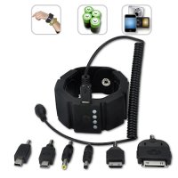 Wrist Band Portable Battery - Black