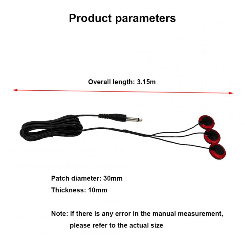 Hole-Free Pickup Self-Adhesive Piezo Pickup Transducer Guitar Pickup Extension Cable Length 3.15M For Acoustic Guitar Violin Erhu 