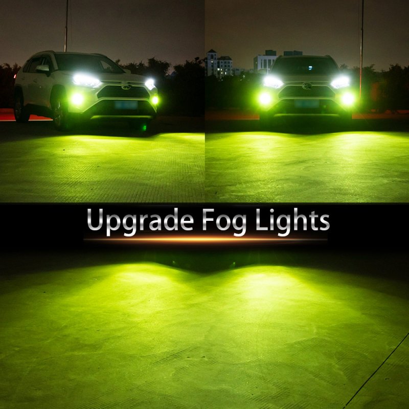 LED headlight front fog lamp 9-30 V 3000LM car modified green lime light bulb  H8/H11