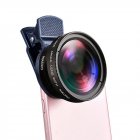 2in1  Lens  0.45x  Wide  Angle+12.5x  Macro  Lens General Professional Hd Mobile Phone Special Effects Lens Black