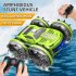 2in1 Rc Car 2 4ghz Remote Control Boat Waterproof Radio Controlled Stunt Car 4wd Vehicle All Terrain Beach Pool Toys For Boys Red single remote control