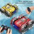 2in1 Rc Car 2 4ghz Remote Control Boat Waterproof Radio Controlled Stunt Car 4wd Vehicle All Terrain Beach Pool Toys For Boys blue single remote control