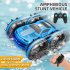 2in1 Rc Car 2 4ghz Remote Control Boat Waterproof Radio Controlled Stunt Car 4wd Vehicle All Terrain Beach Pool Toys For Boys Blue dual remote control