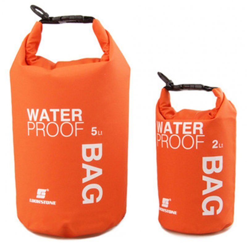 2l Pvc Storage  Bag Wear-resistant Waterproof Mesh Cloth Bag For Phone Camera Orange_2l