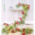 2m Natural Rustic Christmas Pine Garland With Lights Decorating Rooms