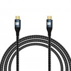 2m Pd240w Fast Charging Usb C Cable C Male To C Male Double Head Data Cable For Mobile Phone Laptops Computers 200cm