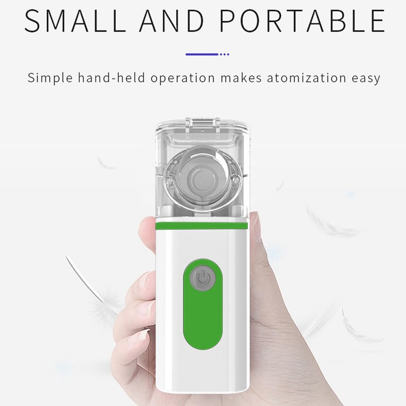 Portable Handheld Ultrasonic Nebulizer Phlegm Cough Relieving Pocket Machine for Home Travel 