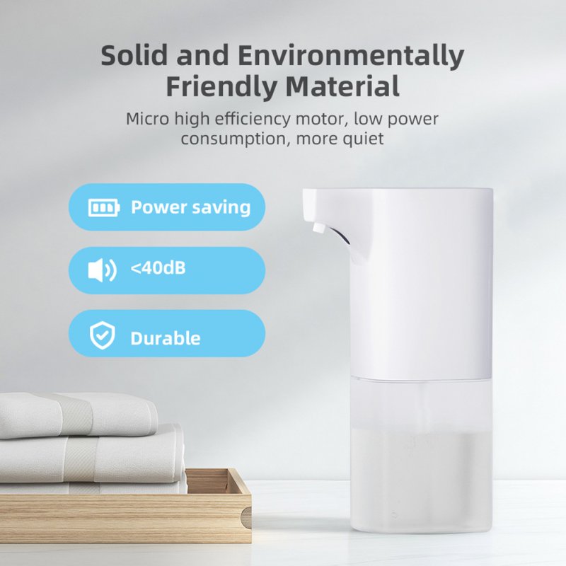Automatic Foaming Soap Dispenser Smart Infrared Sensor Countertop Soap Dispenser for Kitchen Bath