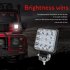 2pcs 10 30v 6000k 96w LED Bar Worklight 3inch Offroad Work Light Interior Led 4x4 Led Tractor Headlight Spotlight For Truck