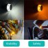 2pcs 12v Cnc Turn Signal Motorcycle Led Handle Bar End Blinker Flashing Lamp For 22mm Handlebar Signal Light 2 red to yellow