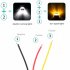 2pcs 12v Cnc Turn Signal Motorcycle Led Handle Bar End Blinker Flashing Lamp For 22mm Handlebar Signal Light 2 red to yellow