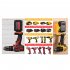 2pcs 2 in 1 Battery Tool Holder Compatible for Wilwaukee 18v Yellow